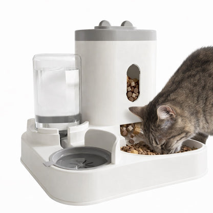 Automatic Pet Feeder with Water Fountain